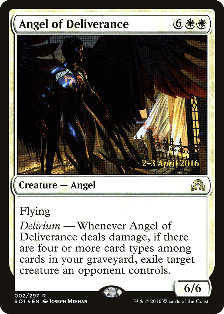 Angel of Deliverance (PRE-02S) - Shadows over Innistrad Promos Foil