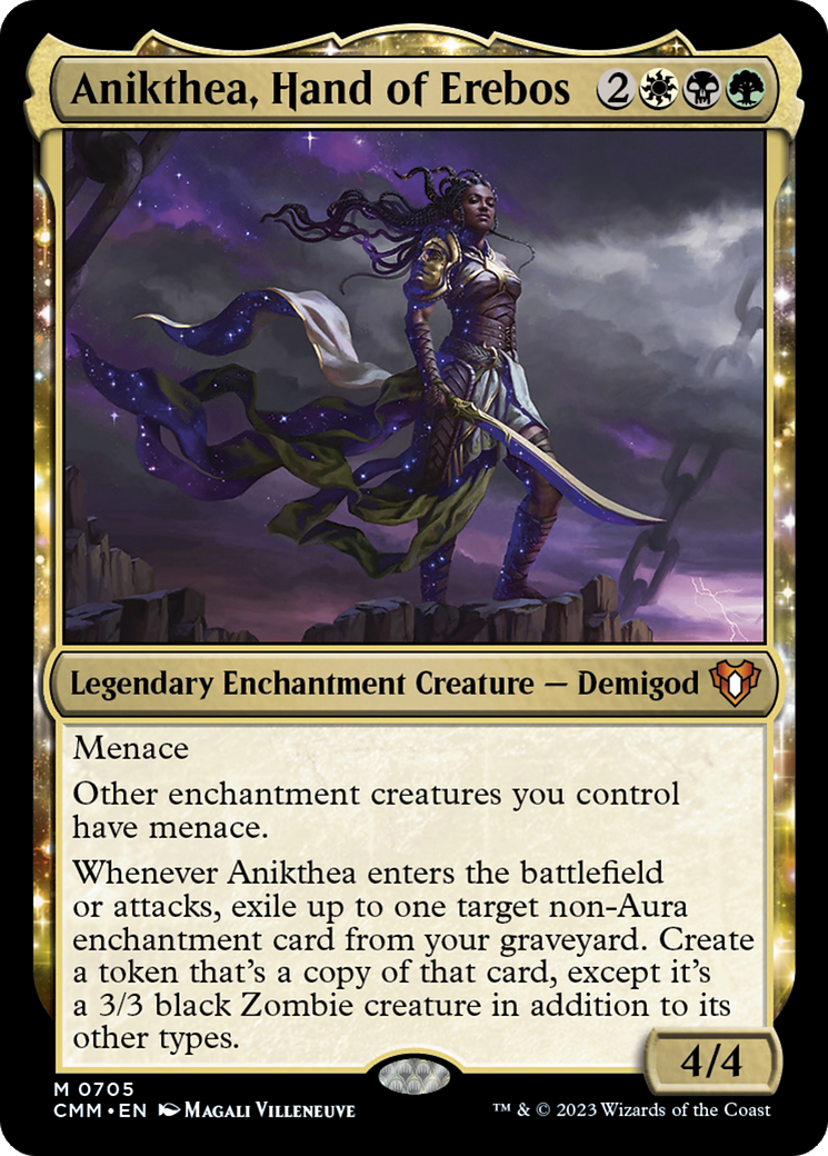 Anikthea, Hand of Erebos (CMM-705) - Commander Masters: (enchantment) Foil