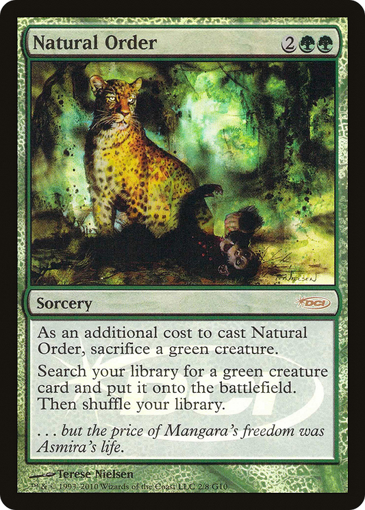 Natural Order (JDG-002) - Judge Gift Cards 2010 Foil