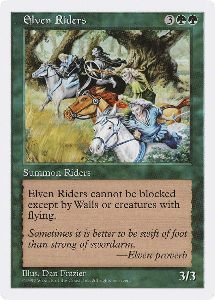 Elven Riders (5ED-291) - Fifth Edition