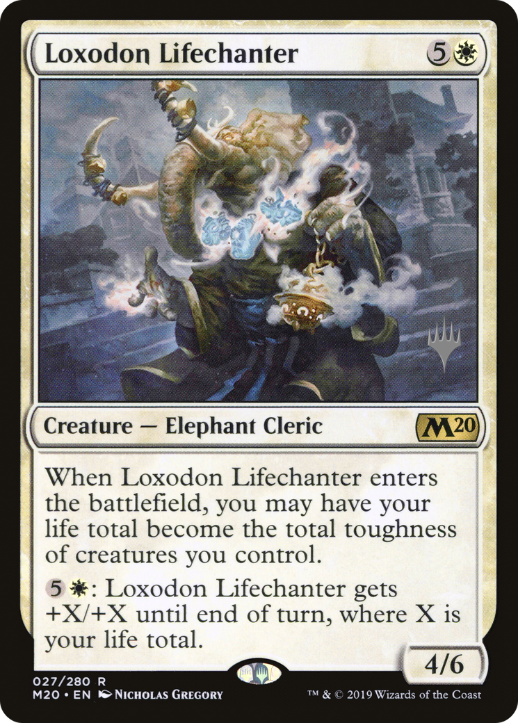 Loxodon Lifechanter (PPM20-27P) - Core Set 2020 Promos Foil