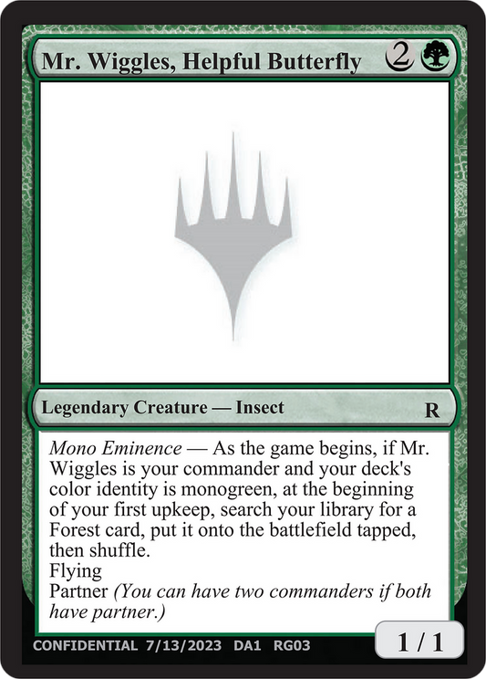 Mr. Wiggles, Helpful Butterfly (UNK-RG03B) - Unknown Event