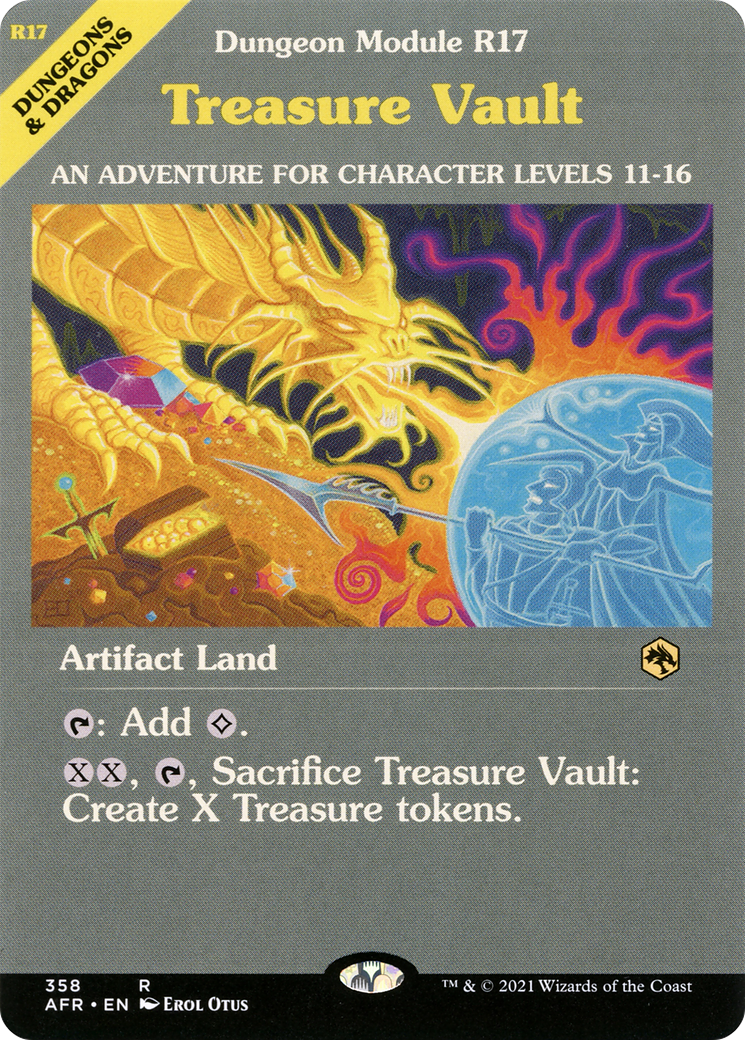 Treasure Vault (AFR-358) - Adventures in the Forgotten Realms: (Showcase) Foil