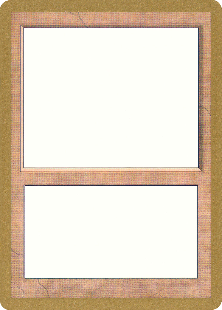 Blank Card (WCD-000) - World Championship Decks 1997