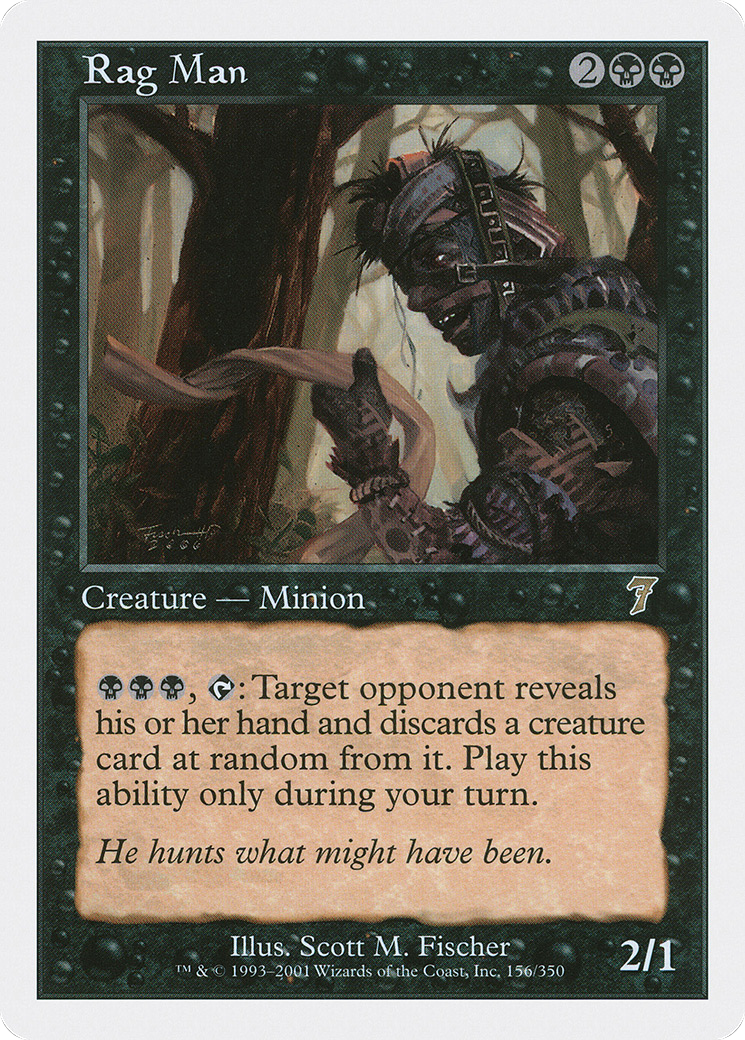 Rag Man (7ED-156) - Seventh Edition