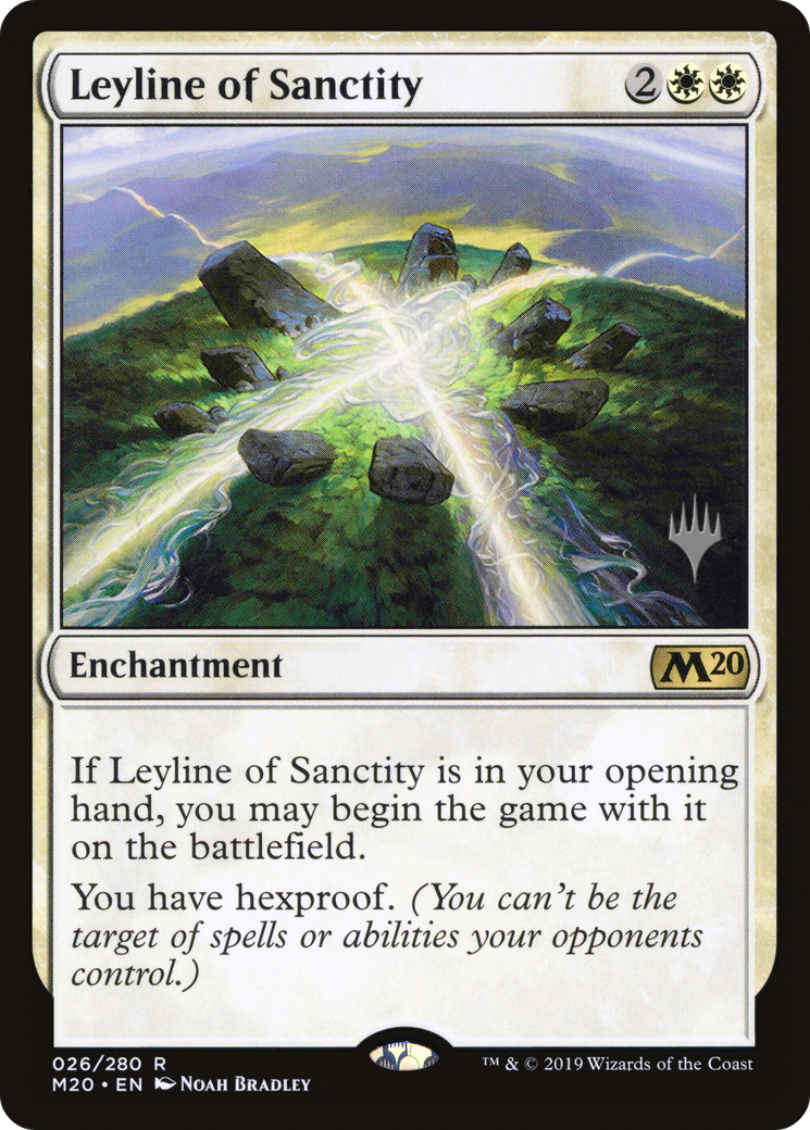 Leyline of Sanctity (PPM20-26P) - Core Set 2020 Promos