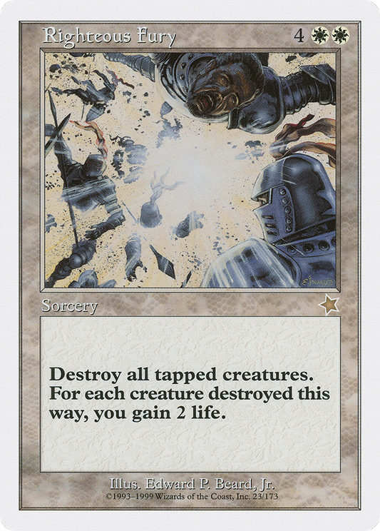 Righteous Fury (S99-023) - Starter 1999