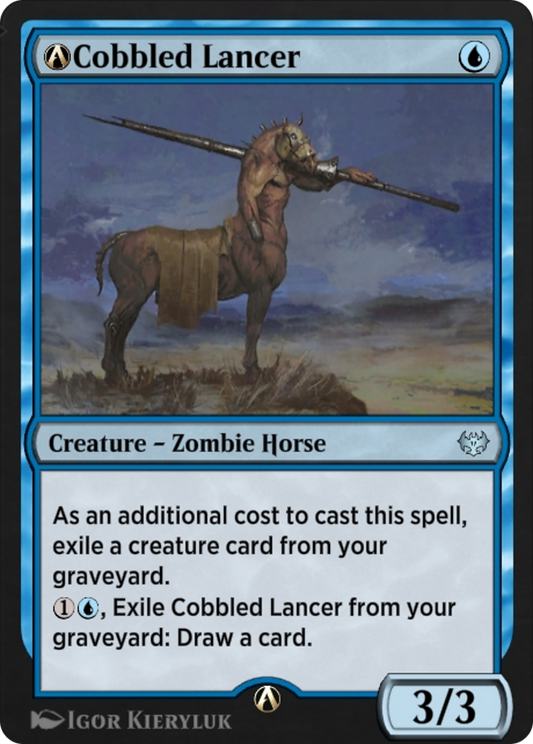 A-Cobbled Lancer (VOW-A-52) - Innistrad: Crimson Vow