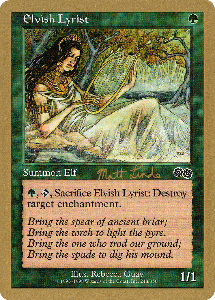 Elvish Lyrist (WCD-ML248) - World Championship Decks 1999