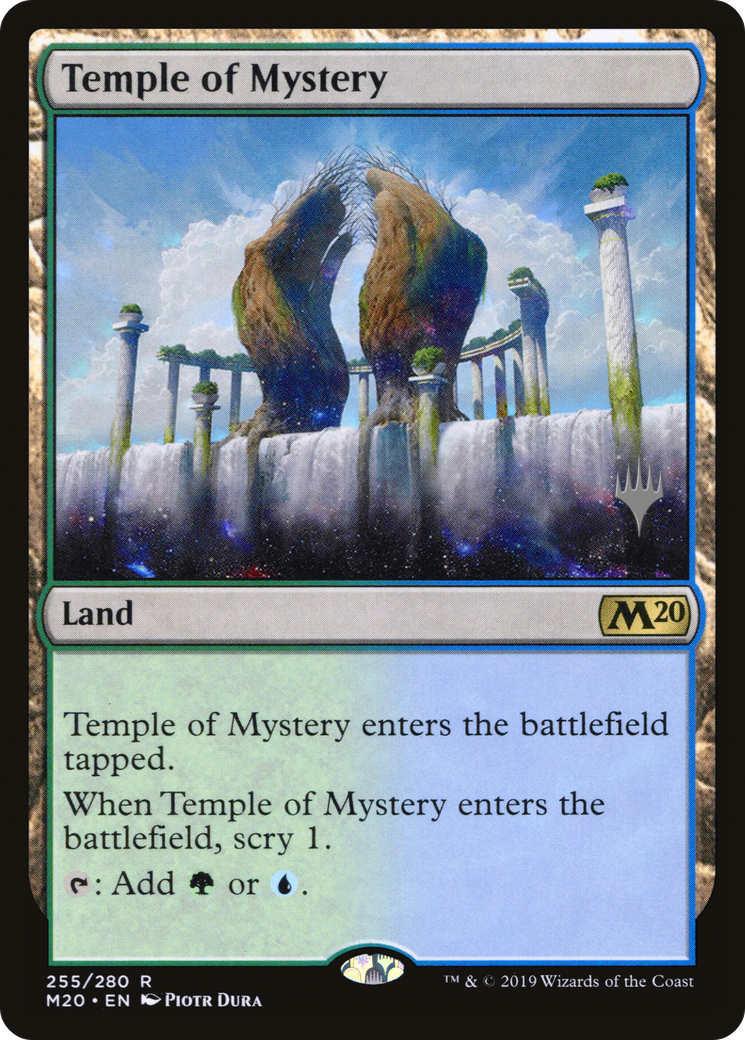 Temple of Mystery (PPM20-255P) - Core Set 2020 Promos Foil