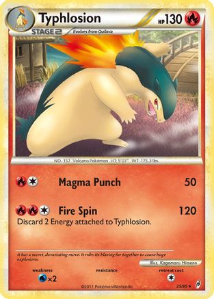 Typhlosion 035  Call of Legends - Rare