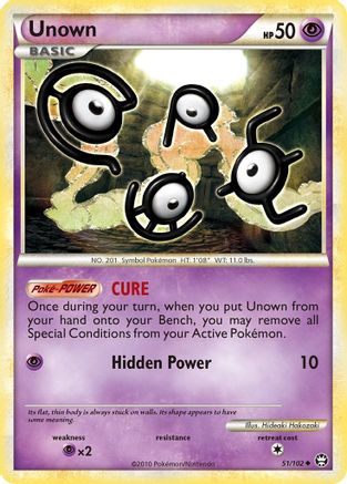 Unown 051/102  Triumphant - Uncommon