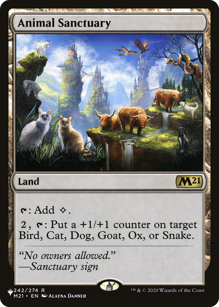 Animal Sanctuary (LIST-M21-242) - The List
