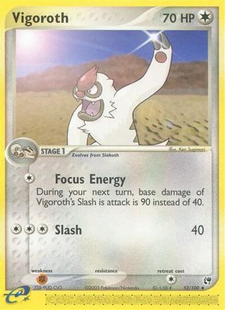 Vigoroth 052  Sandstorm - Uncommon