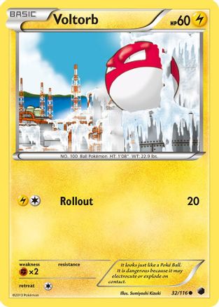 Voltorb 032  Plasma Freeze - Common