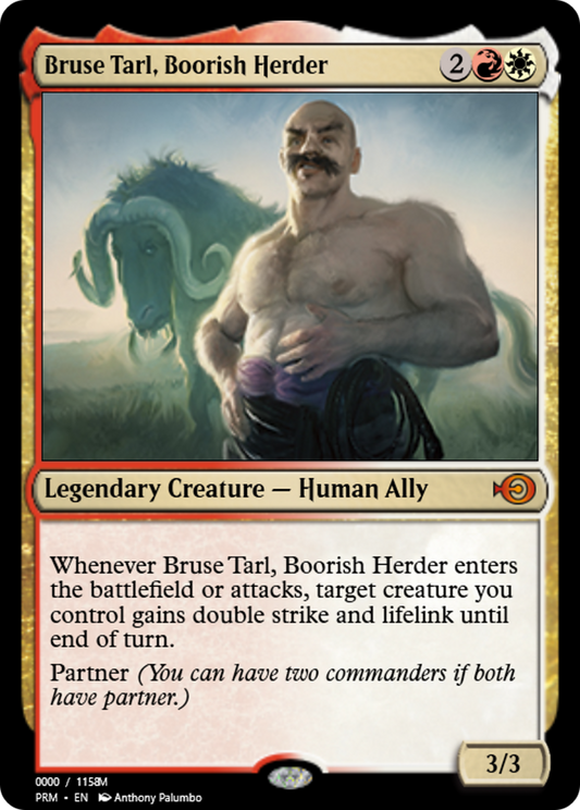 Bruse Tarl, Boorish Herder (PRM-86156) - Magic Online Promos Foil