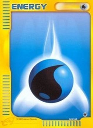 Water Energy 165/165  - Reverse Holofoil Expedition - Common
