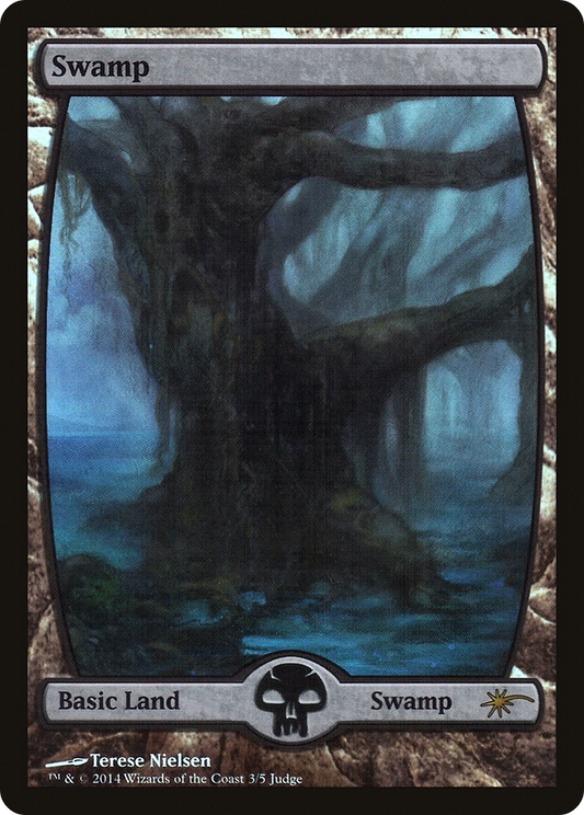 Swamp (JDG-03★) - Judge Gift Cards 2014 Foil