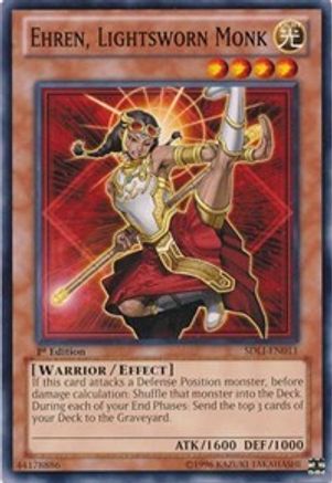 Ehren, Lightsworn Monk (SDLI-EN011) - Structure Deck: Realm of Light 1st Edition