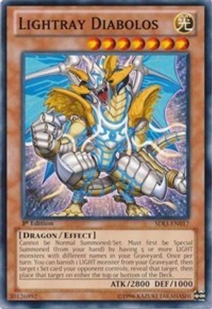 Lightray Diabolos (SDLI-EN017) - Structure Deck: Realm of Light 1st Edition