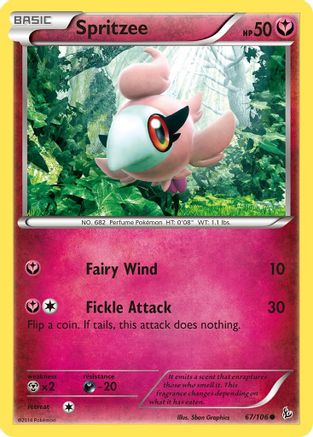 Spritzee 067/106  XY  Flashfire - Common