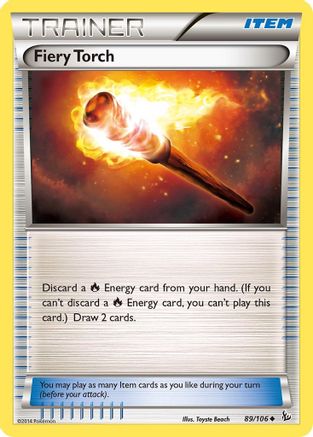Fiery Torch 089/106  XY  Flashfire - Uncommon