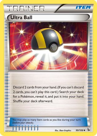 Ultra Ball 099/106  XY  Flashfire - Uncommon