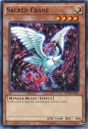 Sacred Crane (YS14-ENA05) - Super Starter: Space-Time Showdown Power-Up Pack 1st Edition