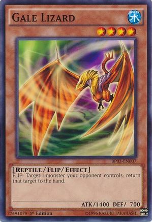 Gale Lizard (BP03-EN007) - Battle Pack 3: Monster League 1st Edition