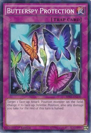 Butterspy Protection (Shatterfoil) (BP03-EN230) - Battle Pack 3: Monster League 1st Edition