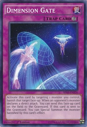 Dimension Gate (BP03-EN226) - Battle Pack 3: Monster League 1st Edition