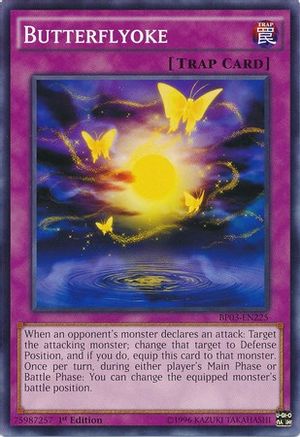 Butterflyoke (BP03-EN225) - Battle Pack 3: Monster League 1st Edition