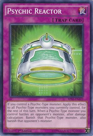 Psychic Reactor (BP03-EN222) - Battle Pack 3: Monster League 1st Edition