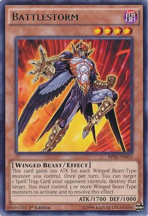 Battlestorm (BP03-EN055) - Battle Pack 3: Monster League 1st Edition
