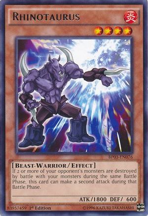 Rhinotaurus (BP03-EN076) - Battle Pack 3: Monster League 1st Edition