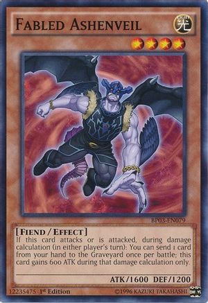 Fabled Ashenveil (BP03-EN079) - Battle Pack 3: Monster League 1st Edition