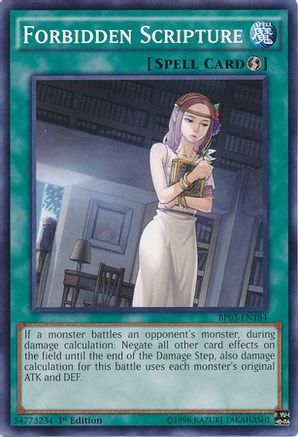 Forbidden Scripture (BP03-EN184) - Battle Pack 3: Monster League 1st Edition