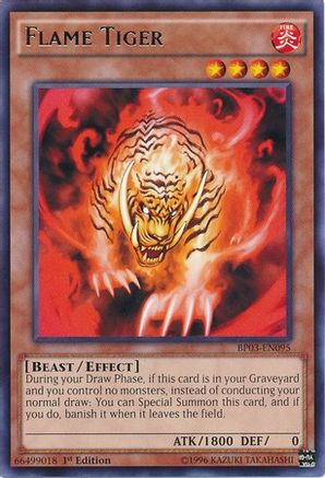 Flame Tiger (BP03-EN095) - Battle Pack 3: Monster League 1st Edition