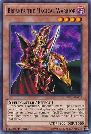 Breaker the Magical Warrior (BP03-EN005) - Battle Pack 3: Monster League 1st Edition