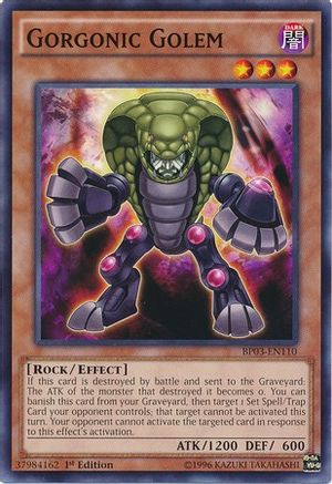 Gorgonic Golem (BP03-EN110) - Battle Pack 3: Monster League 1st Edition
