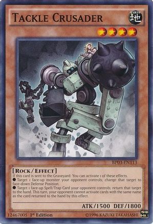 Tackle Crusader (BP03-EN113) - Battle Pack 3: Monster League 1st Edition