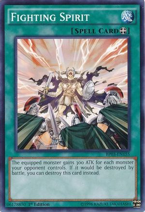 Fighting Spirit (BP03-EN155) - Battle Pack 3: Monster League 1st Edition
