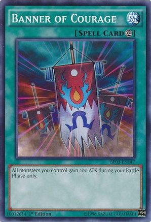 Banner of Courage (BP03-EN147) - Battle Pack 3: Monster League 1st Edition