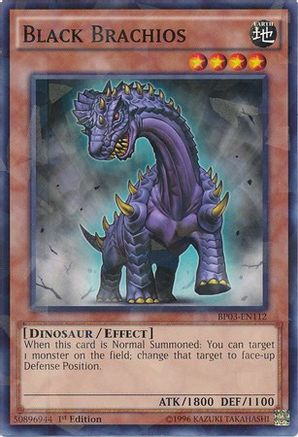 Black Brachios (Shatterfoil) (BP03-EN112) - Battle Pack 3: Monster League 1st Edition