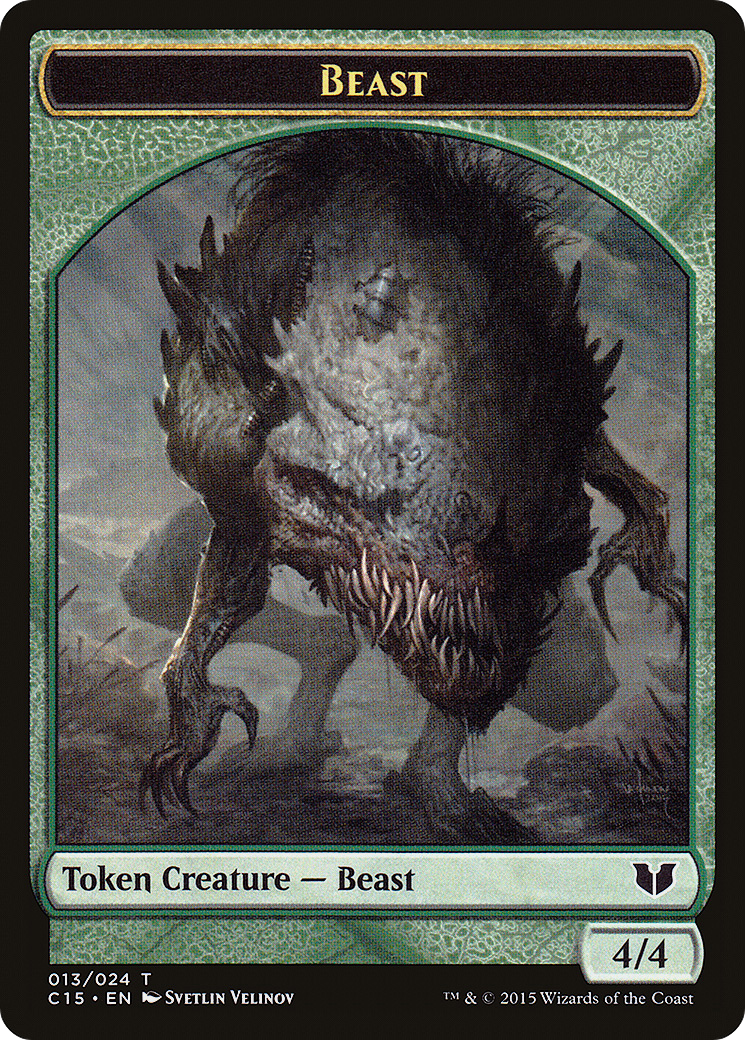 Beast (C15-013) - Commander 2015 Tokens