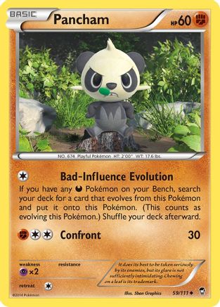 Pancham (59) 059/111  XY  Furious Fists - Uncommon