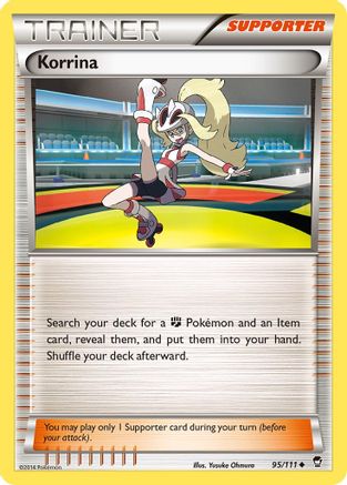 Korrina 095/111  XY  Furious Fists - Uncommon