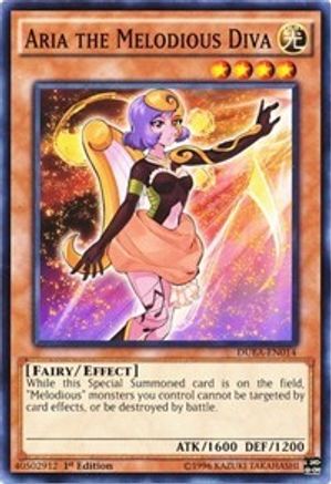 Aria the Melodious Diva (DUEA-EN014) - Duelist Alliance 1st Edition