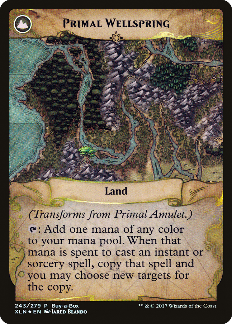 Primal Amulet // Primal Wellspring (BABP-243) - XLN Treasure Chest: (compasslanddfc) Foil
