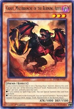 Graff, Malebranche of the Burning Abyss (DUEA-EN083) - Duelist Alliance 1st Edition